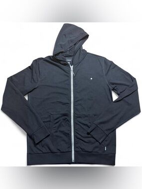 Vuori Coronado  Men’s Black Zip-Up Hoodie Sweater